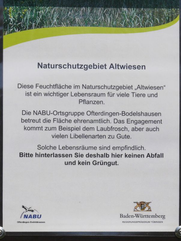 Schild: Keine Abf&auml;lle abladen 